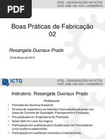 Boas Pratica de Fabricaçao II