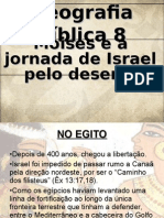 Moisés e a jornada de Israel pelo deserto