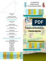 Diptico Doctorado Ciencias Agrarias