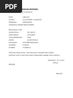 Surat Keterangan Bengkel
