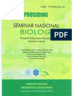 Prosiding Seminar Nasional Biologi UGM Indra Yustian