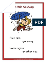 Rain Rain Go Away Printable Nursery Rhymes