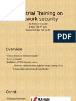 Industrial Training On Network Security - Report