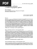 Feminismo en Geografía