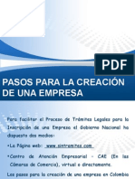 Pasos para La Constitución de Una Empresa Publica y Importante