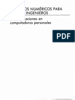 Metodos Numéricos Para Ingenieros