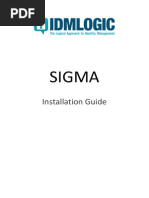 SIGMA Installation Guide v1 5 1 PDF