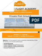PPL 3.1 Takeoff&Landing,Enroute Performance