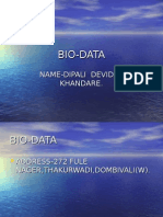 BIO-DATA