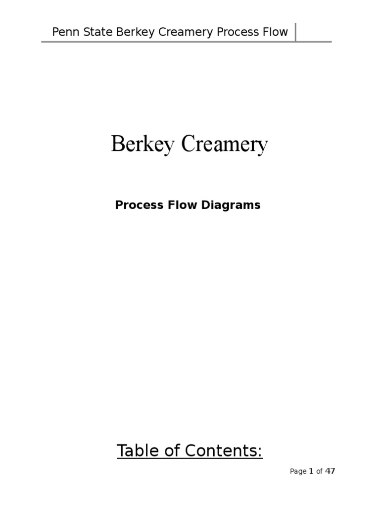 Process Flow Diagrams | Download Free PDF | Milk | Dairy Products