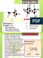 Biokimia Kelompok 1- Karbohidrat 1A