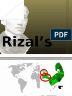 Rizal's: Education