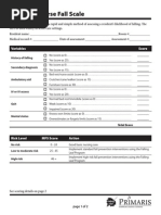 Humpty Dumpty Fall Assessment Scale | PDF