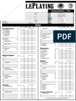 Scheda BRP - Fantasy - 3.0