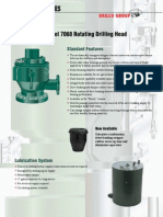Model 7068 Rotating Drilling Head: Standard Features
