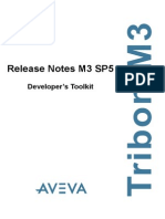 Release Notes M3 SP5: Developer's Toolkit