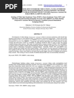 Download Keberadaan White Spot Syndrome Virus Wssv Taura Syndrome Virus Tsv Dan Infectious Hypodermal Haematopoitic Necrosis Virus Ihhnv Di Tambak Intensif Udang Vaname Litopenaeus Vannamei Di Bakauheni Lampung Selatan by alfi kusuma admaja SN258586755 doc pdf