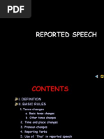 Reported Speech 