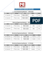 Weekend Engineering Batches March 2014 Schedule