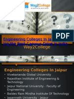 Engineering Colleges In Jaipur Offering the Best Campus Drive in India