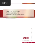 Localized, System-Level Protocol Checks and Coverage Closure Using Veloce