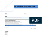 Kopie Van Invoices - Hip Coordination Template Empty