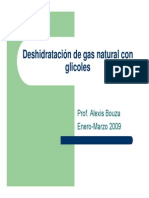 deshidratacion de  gas Natural Con Etilenglicol