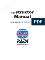 PADI Instructor Manual Magyar