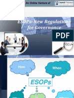 Esops: New Regulations For Governance: An Online Venture of