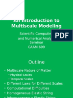 Introduction to Multiscale Modeling in Scientific Computing and Numerical Analysis Seminar