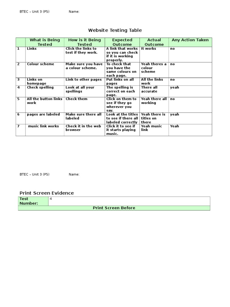 Website Testing Summary Report | PDF | Games & Activities | Social Science