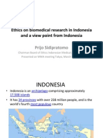Ethics On Biomedical Research in Indonesia and A View Point From Indonesia