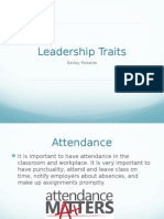 Leadership Traits