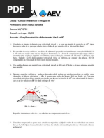Lista 2 - Calculo3 - 2015