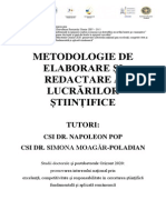 Metodologie Lucrari Stiintifice