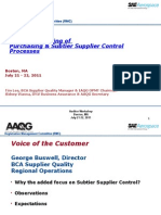 Effective Auditing of Purchasing & Subtier Supplier Control Processes