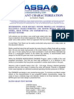 030 Propellant Characterization