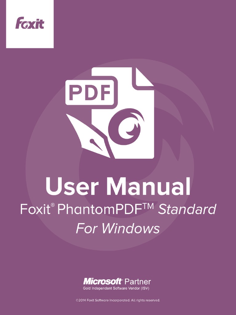 Foxit Phantom PDF Standard70 Manual Portable Document Format