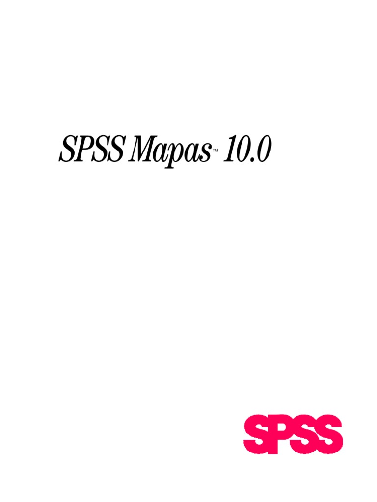 SPSS Maps 10.0 | PDF | Tabla (base de datos) | Spss