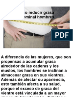 Bajar Grasa Abdominal Hombres