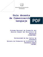 Guía Comunicación y Lenguaje