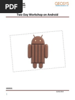 ANDROID Workshop Mahesh