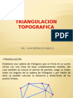 Triangulación Topografica