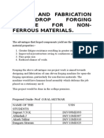 Design and Fabrication OF Drop Forging Machine FOR Non-Ferrous Materials