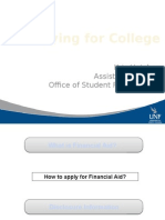 Paying For College: Kris Hatcher Assistant Director Office of Student Financial Aid