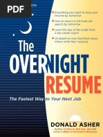 Download The Overnight Resume 3rd Edition by Donald M Asher - Excerpt by Donald Asher SN25863730 doc pdf