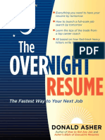 The Overnight Resume, 3rd Edition by Donald M. Asher - Excerpt