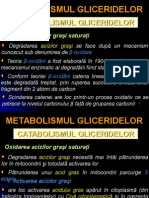 Curs Nr. 10 - Metabolism Lipide - Catabolism