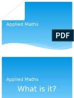 applied maths option
