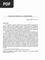 Esoaço Tempo e Geohistoria